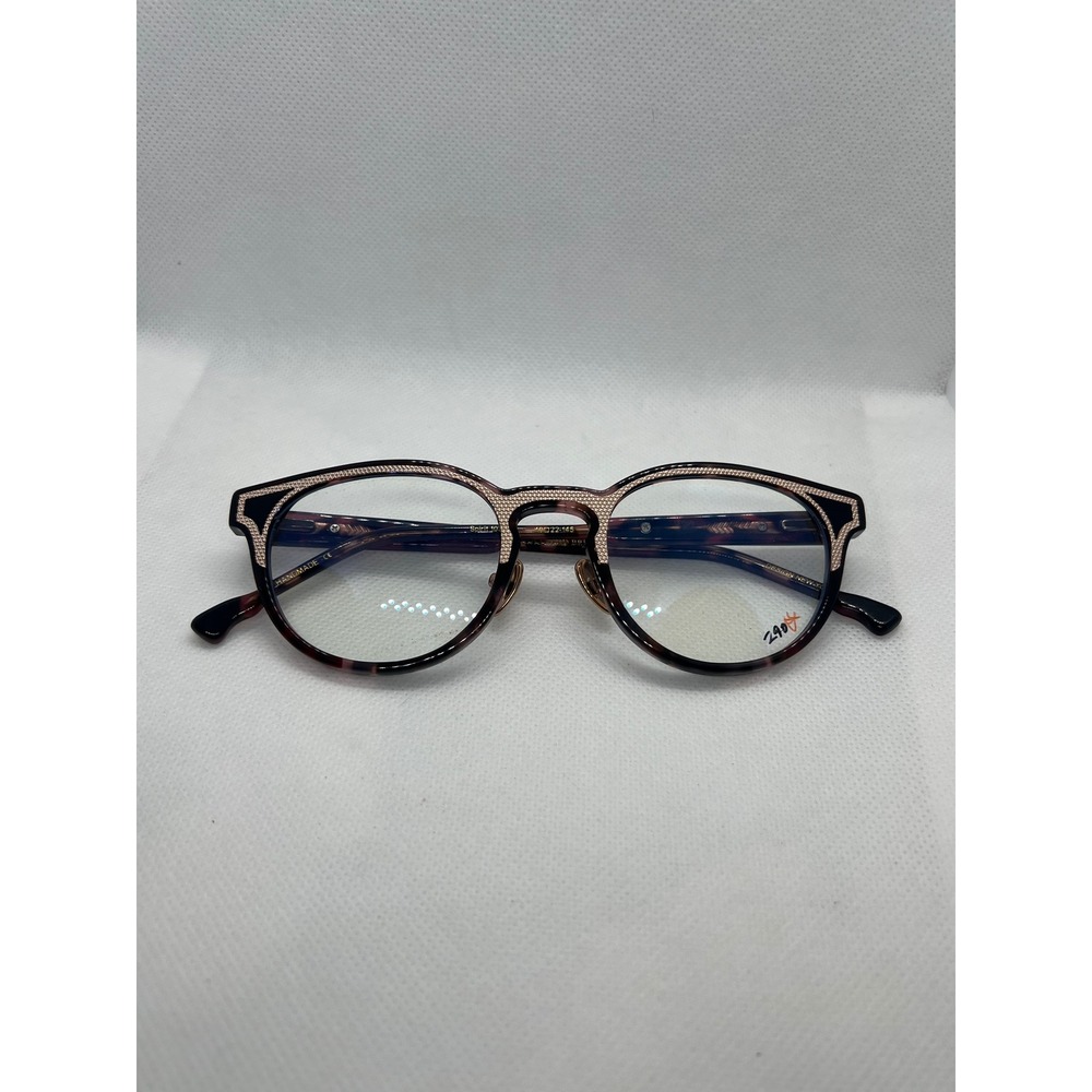 Coco and Breezy Spirit 103 Tortoise Gold Eyeglasses Frames 49-22-145 Handcrafted